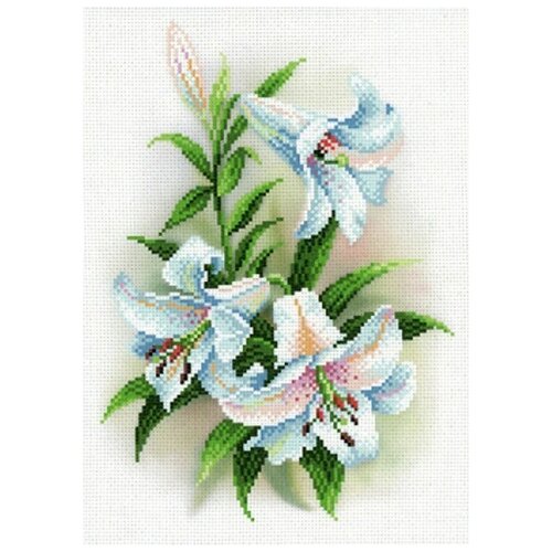 Рисунок на ткани М. П. Студия Благоухающие лилии, 20х27 см