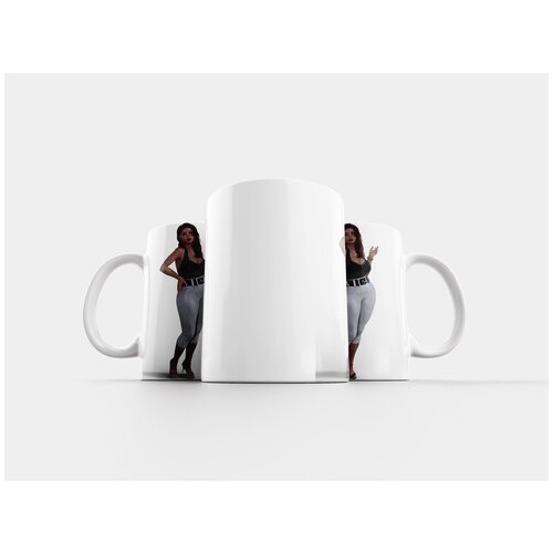 фото Кружка "большие размеры, женщина, бикини" 320 мл lotsprints