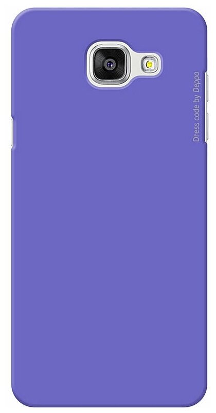 Чехол-крышка Deppa для Samsung Galaxy A3 (2016), пластик, фиолетовый - фото №1