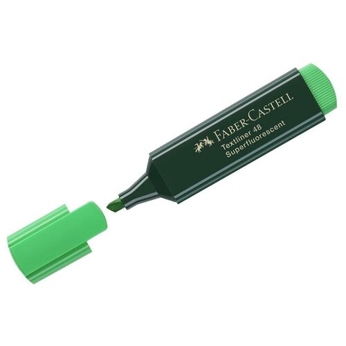 Текстовыделитель Faber-Castell 48 зеленый, 1-5мм