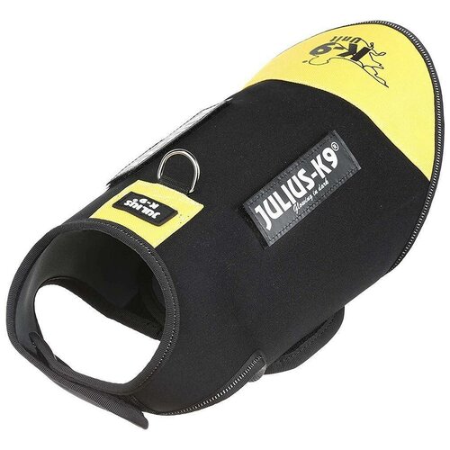 JULIUS-K9 жилет для собак Neoprene IDC® L (70-82см / длина 49см), черно-желтый