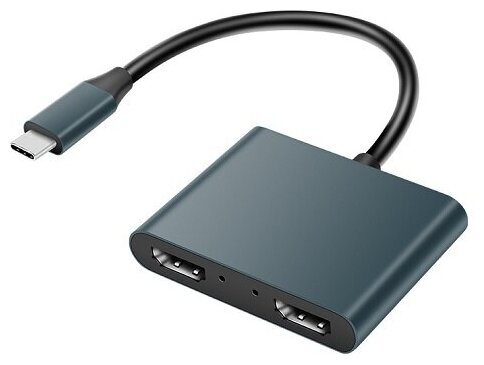 Адаптер хаб Type-CUSB 30 на 2хHDMI Booox UTH03