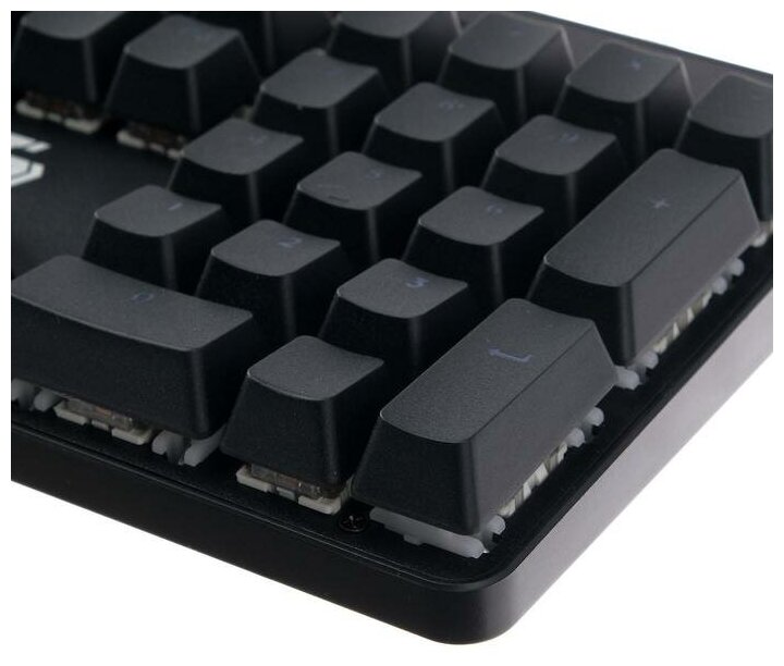 Клавиатура Gembird чёрная, USB, Outemu Blue, 104 кл., Rainbow, 9 реж., 1,5м - фото №17