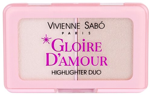 Vivienne Sabo Палетка хайлайтеров Gloire damour, 01, светло-розовый