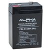 Аккумуляторная батарея ALFA Battery FB 4.5-6 4.5 А·ч - изображение