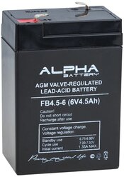 Аккумуляторная батарея ALFA Battery FB 4.5-6 4.5 А·ч