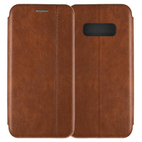 фото Чехол-книжка retro case для samsung galaxy s10e g970 коричневый fashion case