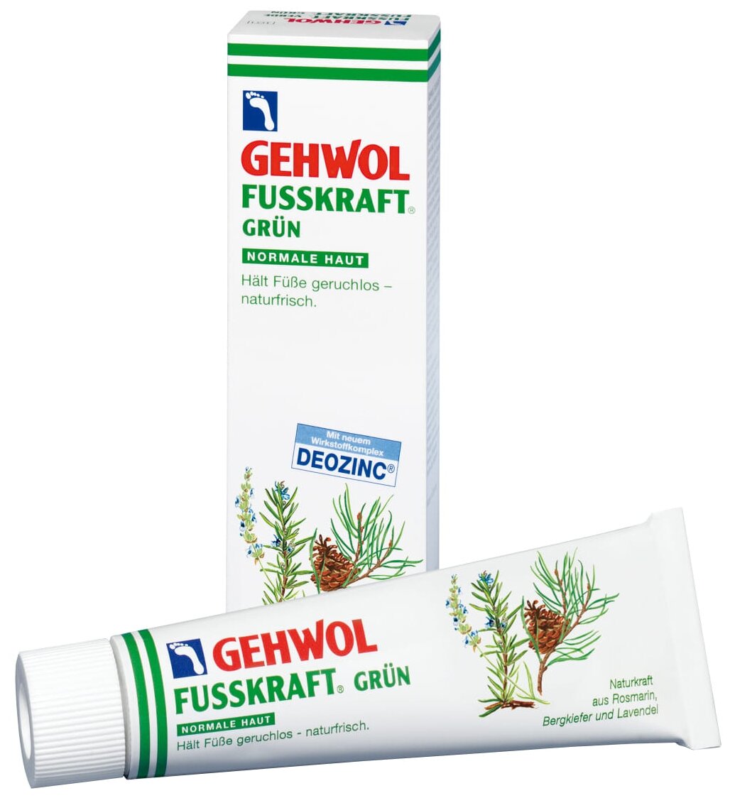 Gehwol Бальзам для ног Fusskraft Green, 125 мл, 1 уп.