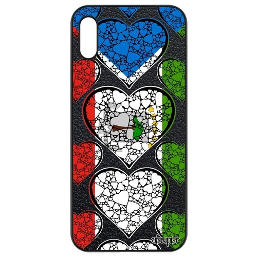 фото Новый чехол для мобильного // honor 8a // "флаг гвинеи экваториальной с сердцем" патриот дизайн, utaupia, цветной