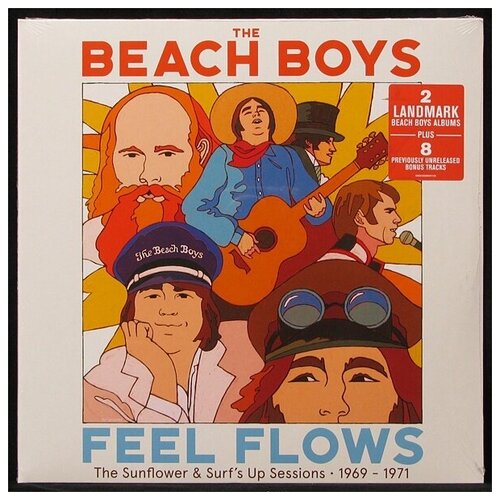 beach boys виниловая пластинка beach boys feel flows the sunflower Виниловая пластинка Capitol Beach Boys – Feel Flows: Sunflower & Surf`s Up Sessions 1969-1971 (2LP)