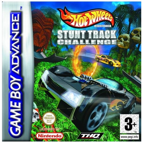 Хот Вилс Трек Челлендж (Hot Wheels: Stunt Track Challenge) (GBA) английский язык машины hot wheels игровой набор stunt and go грузовик пусковая установка