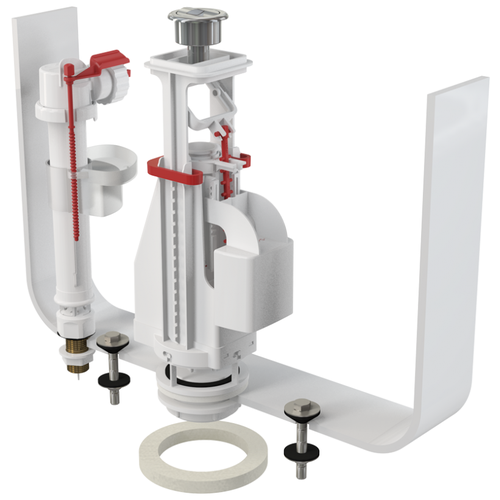 Комплект арматуры AlcaPlast SA08ASK 1/2, нижний механизм смыва для бачка alcaplast sa2000 1 2 chrom
