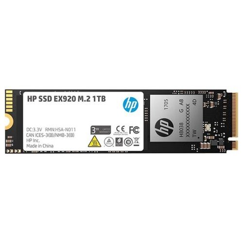 Накопитель SSD HP 2YY47AA EX920 PCI-E 30 x41 TB Скорость чтения 3200МБайтс Скорость записи 1800МБайтс 1803200₽