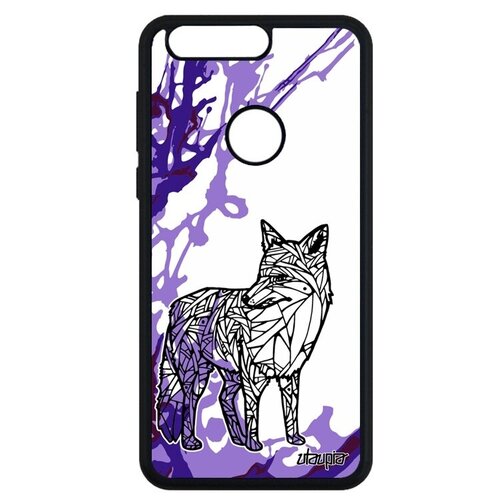 фото Чехол на телефон // honor 8 // "лиса" лис дизайн, utaupia, фиолетовый