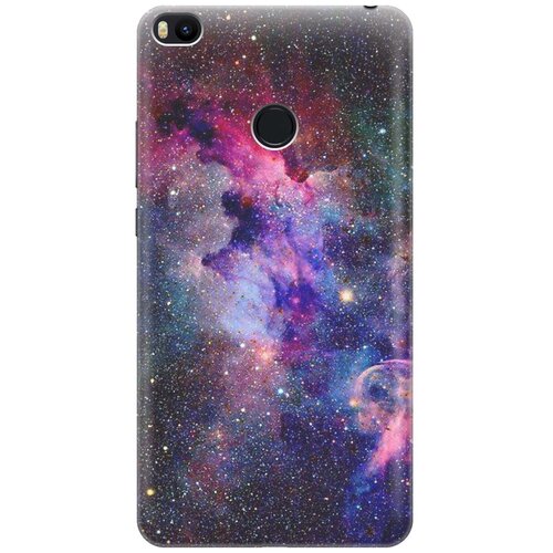 фото Gosso ультратонкий силиконовый чехол-накладка для xiaomi mi max 2 с принтом "открытый космос"