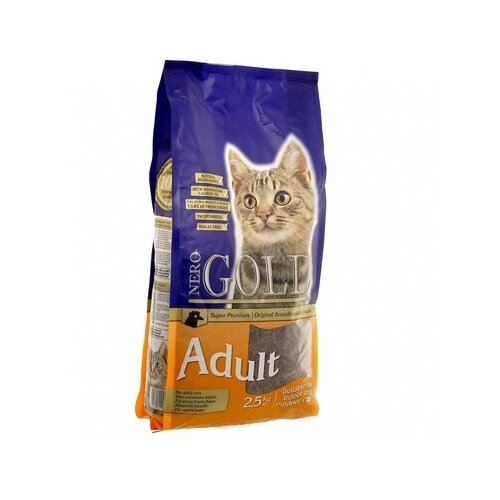 NERO GOLD super premium Для Кошек с Курицей (Cat Adult Chicken 3218) 0,8 кг 20049 (3 шт)