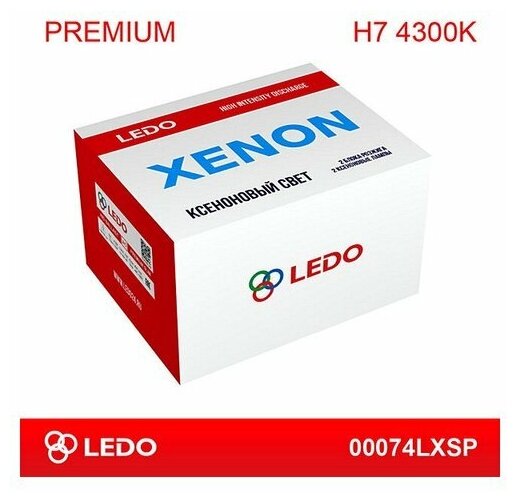 LEDO 00074LXS   h7 4300k ledo 12v