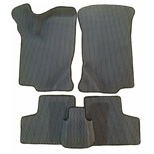 Автомобильные коврики ЕВА / EVA для Datsun on-DO 2014 - н. в. / Датсун он-ДО / 2D 2Д без выреза / серый-серый