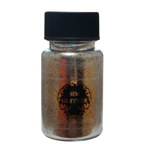 Блестки Cadence Glitter Powder 45 ml, Silver-03