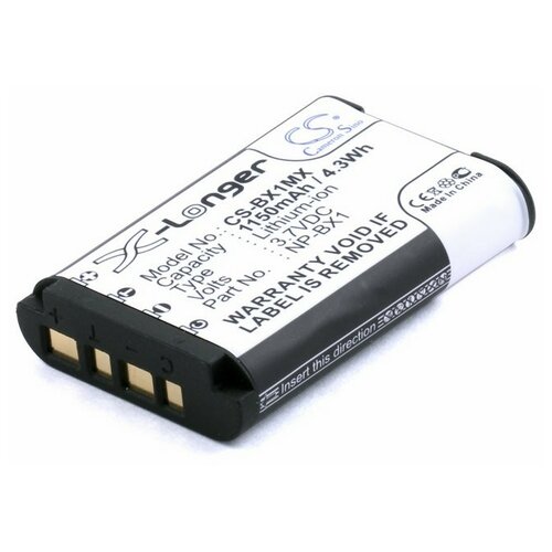 hahnel hl x1 for sony digital cameras replacement for np bx1 1170mah 3 6v 4 2wh black Аккумулятор для фото, видеокамеры Sony NP-BX1 (1150mAh)