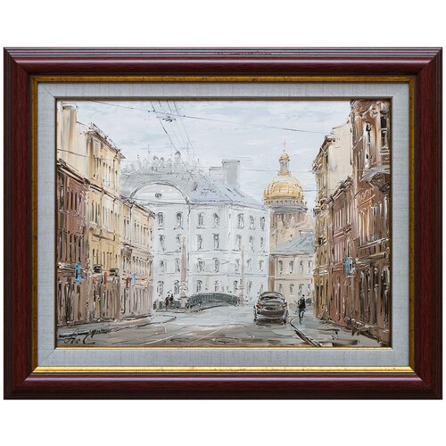 фото Картина маслом "большая подьяческая" стеняев русская живопись