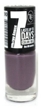 TF Cosmetics лак для ногтей 7 days Color Gel, 8 мл, №290 серо-фиолетовый