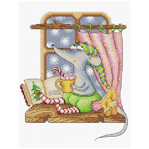 фото Набор для вышивания м.п.студия м №11 №181 сказки на ночь 16 х 21 см 2 шт. жар-птица