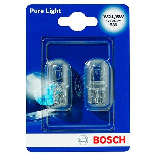 Лампа W21/5w 12v 21/5w Pure Light Bosch арт. 1987301079