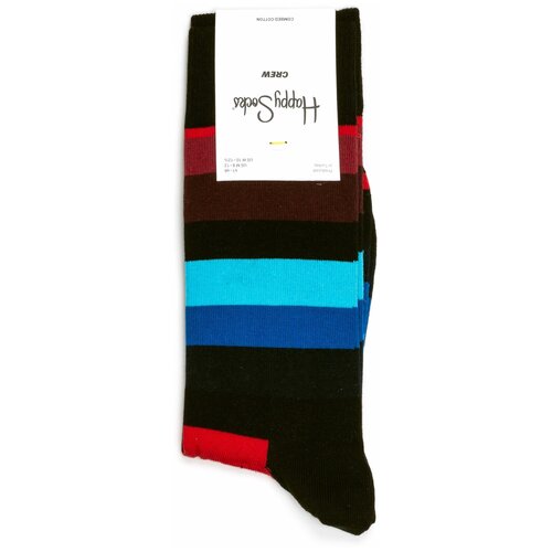 Happy Socks - Stripe Black Red 41-46