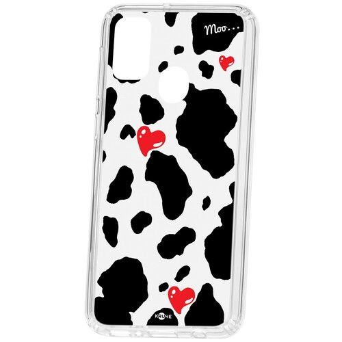 фото Чехол на samsung galaxy m30s kruche print корова кruче
