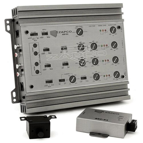 Автомобильный звуковой электронный кроссовер ZAPCO ASP-X4 234-полосный 3249000₽