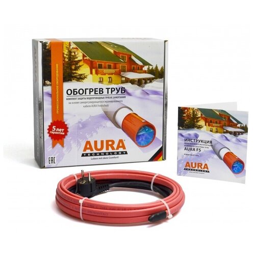 Греющий кабель на трубу AURA FS 17-30 греющий кабель на трубу aura fs 17 8