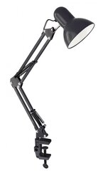 Лампа офисная Ultraflash UF-312P, E27, 60 Вт, цвет арматуры: черный, цвет плафона/абажура: черный
