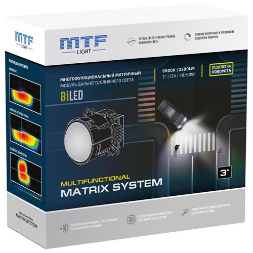 Светодиодные модули дальнего/ближнего света MTF light BI LED Matrix System 3