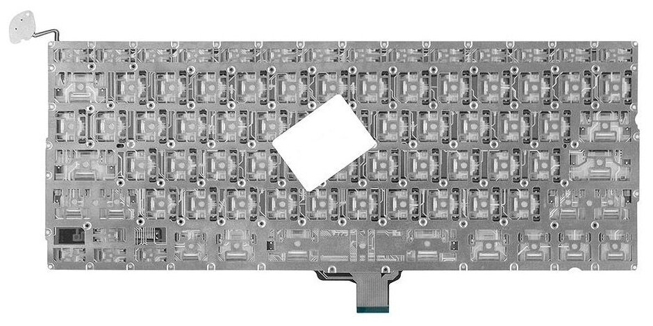 Клавиатура для ноутбука Apple Macbook Air A1304 A1237 Series Плоский Enter Черная без рамки PN A1304 A1237