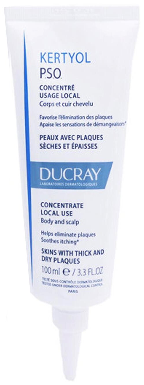Ducray Kertyol P.S.O. концентрат для местного применения против шелушения кожи, 100 мл, туба