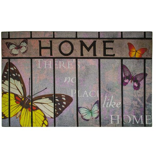 Придверный коврик 40x60 см, GIZ HOME, Турция, сиреневый, полиэстер, 103MZ34051918