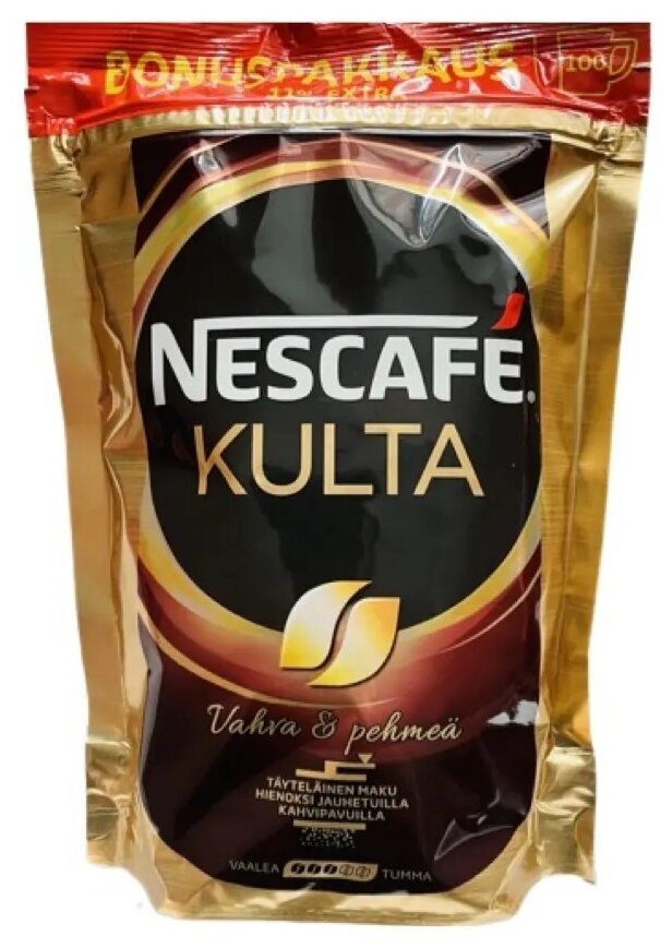 Кофе растворимый Nescafe Kulta, 200 г пакет (Нескафе)