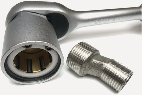 Изображение товара Ключ для сантехнических эксцентриков, ниппелей и других 3/4" резьбовых соединений GI-tools арт.676G