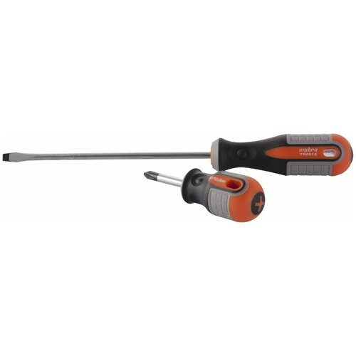 Отвертка стержневая шлицевая ROUND GRIP, SL6x150 мм Ombra