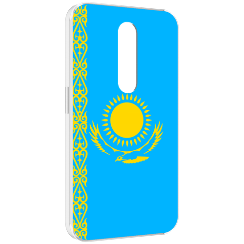 Чехол MyPads флаг Казахстана-1 для Motorola Moto X Force (XT1585 / XT1581) задняя-панель-накладка-бампер чехол mypads герб флаг днр 1 для motorola moto x force xt1585 xt1581 задняя панель накладка бампер