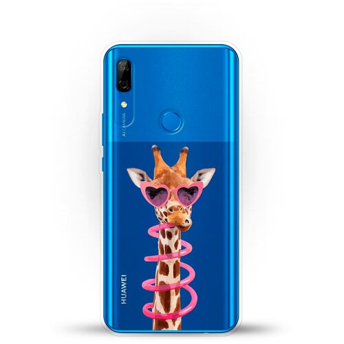 фото Силиконовый чехол жираф на huawei p smart z andy & paul