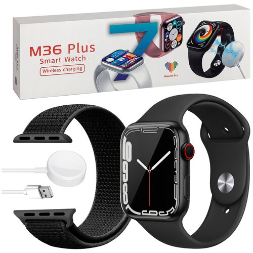 Умные часы M36 Plus черный 283000₽