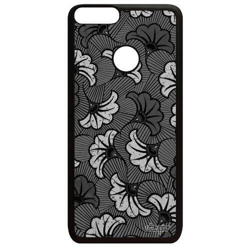 фото Противоударный чехол для телефона // huawei p smart 2018 // "африканский принт" узор цветы, utaupia, серый