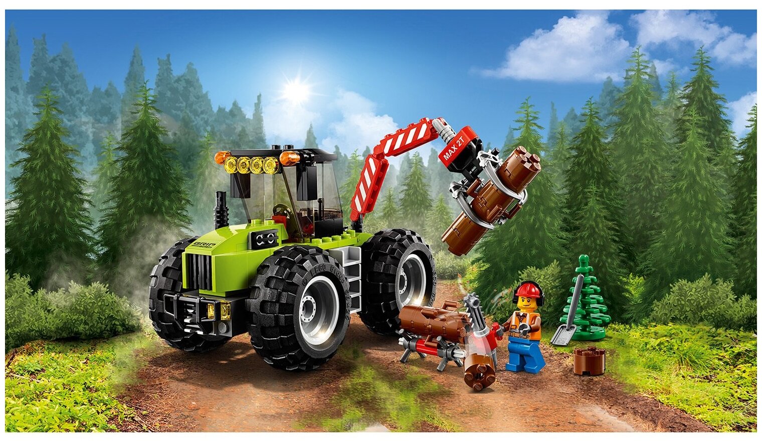 Конструктор LEGO City Great Vehicles Лесной трактор - фото №12