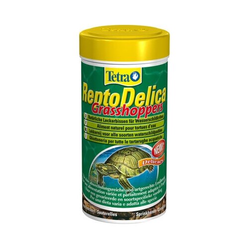 Tetra (корма) Натуральное лакомство для водных черепах кузнечики Tetra ReptoDelica Grasshopers 193901 | ReptoDelica Grasshopers 0,028 кг 44837 (2 шт)