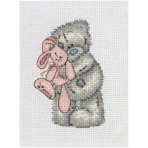 фото * набор для вышивания anchor pink rabbit 11*8см, mez, tt38