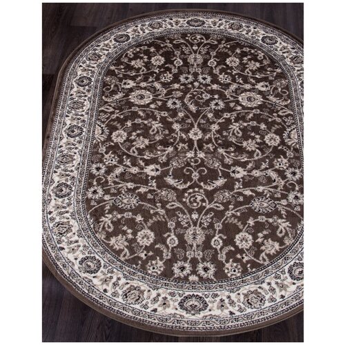 Ковер VALENCIA DELUXE - Овал Коричневый, Классический, Россия (200 см. на 300 см.)