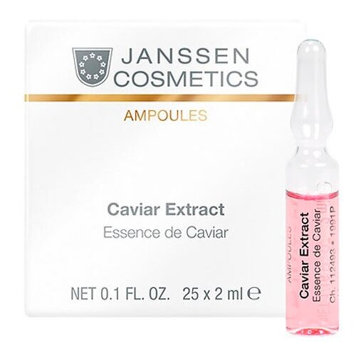 Janssen Ampoules: Экстракт икры & супервосстановление кожи лица в ампулах (Caviar Extract), 7*2мл