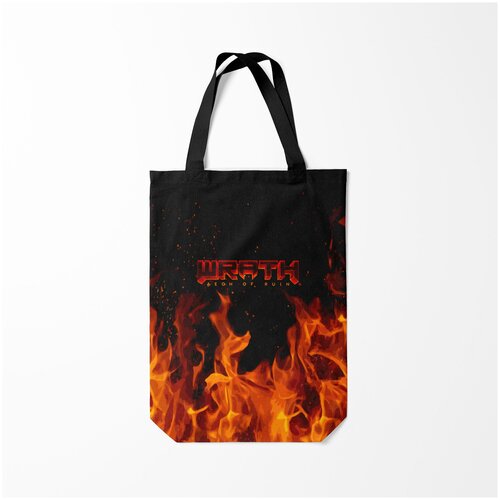 фото Сумка-шоппер / 31х42 см / геймерам / игры wrath aeon of ruin fire burnettie